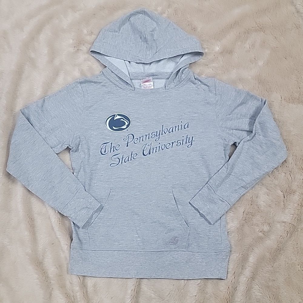 SOFFE PENN STATE UNIVERSITY PSU GRAY HOODIE, SIZE MEDIUM